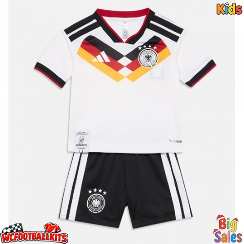 Germany Replica Home Stadium Kit for Kids World Cup 2026 Short Sleeve (+ pants)